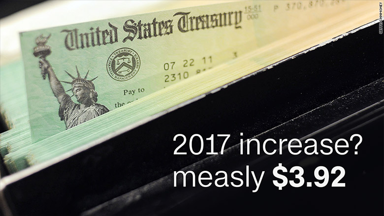 social security measly increase 2