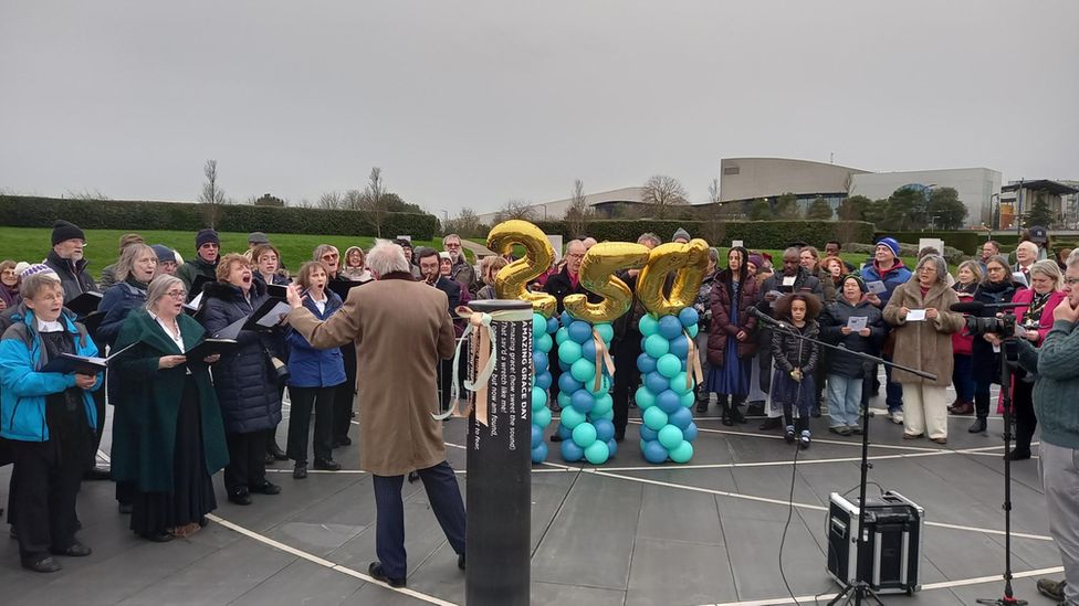 The service to mark the 250th anniversary of the day the words of Amazing Grace were first delivered