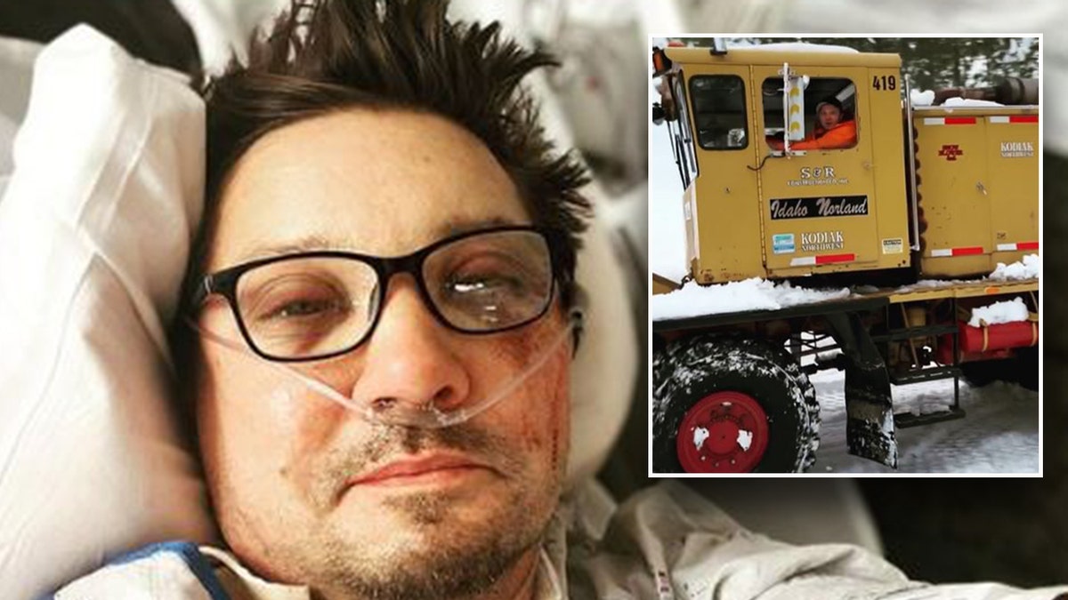 Jeremy Renner shares photo from hospital bed after snowplow accident: ‘Thank you all for your kind words’
