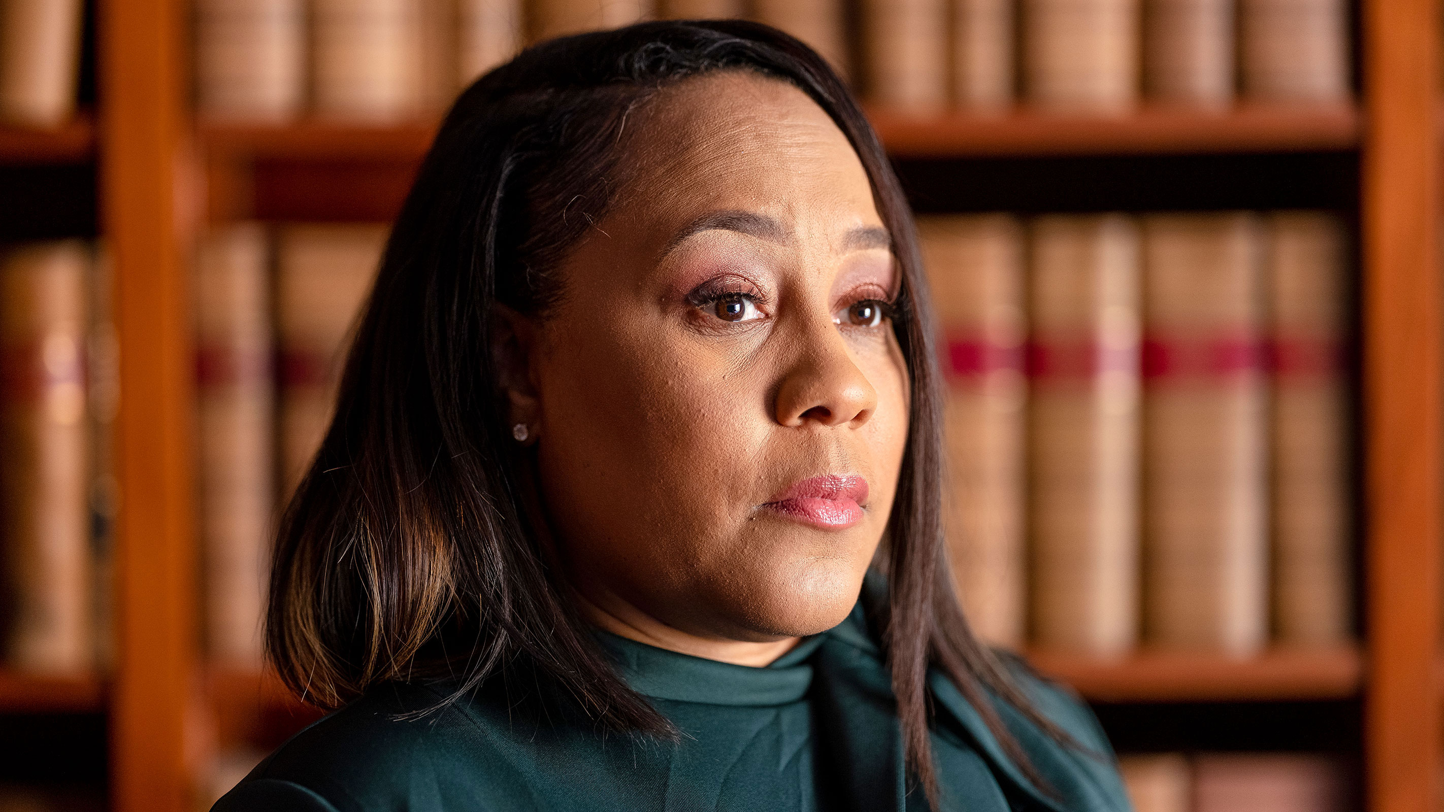 Fani Willis, the District Attorney of Fulton County, Georgia inside her office chambers in the Fulton County Justice Center Tower in Atlanta, Georgia on Tuesday, September 20, 2022.