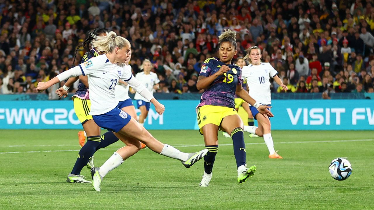 England defeats spirited Colombia 2-1 to reach Women's World Cup semifinals