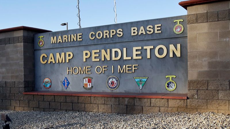 Camp Pendleton Marine questioned about girl found in barracks faces charge in different case