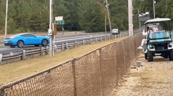 A 2024 Ford Mustang GT Was Destroyed While Drag Racing A Cadillac CTS-V